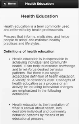 Health Education android App screenshot 0